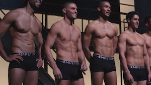 BACK STAGE AT MISTER FRANCE