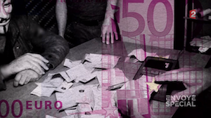 Le hidden face of the 500 euro bills