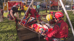 VERSAILLES: FIREFIGHTERS IN THE HOT SPOT