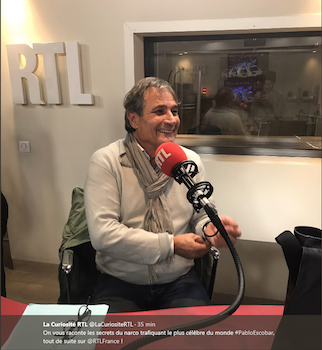Interview Tony Comiti à propos de Pablo Escobar – RTL